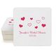 Pretty Hearts Galore Square Coasters Image 2 of 2